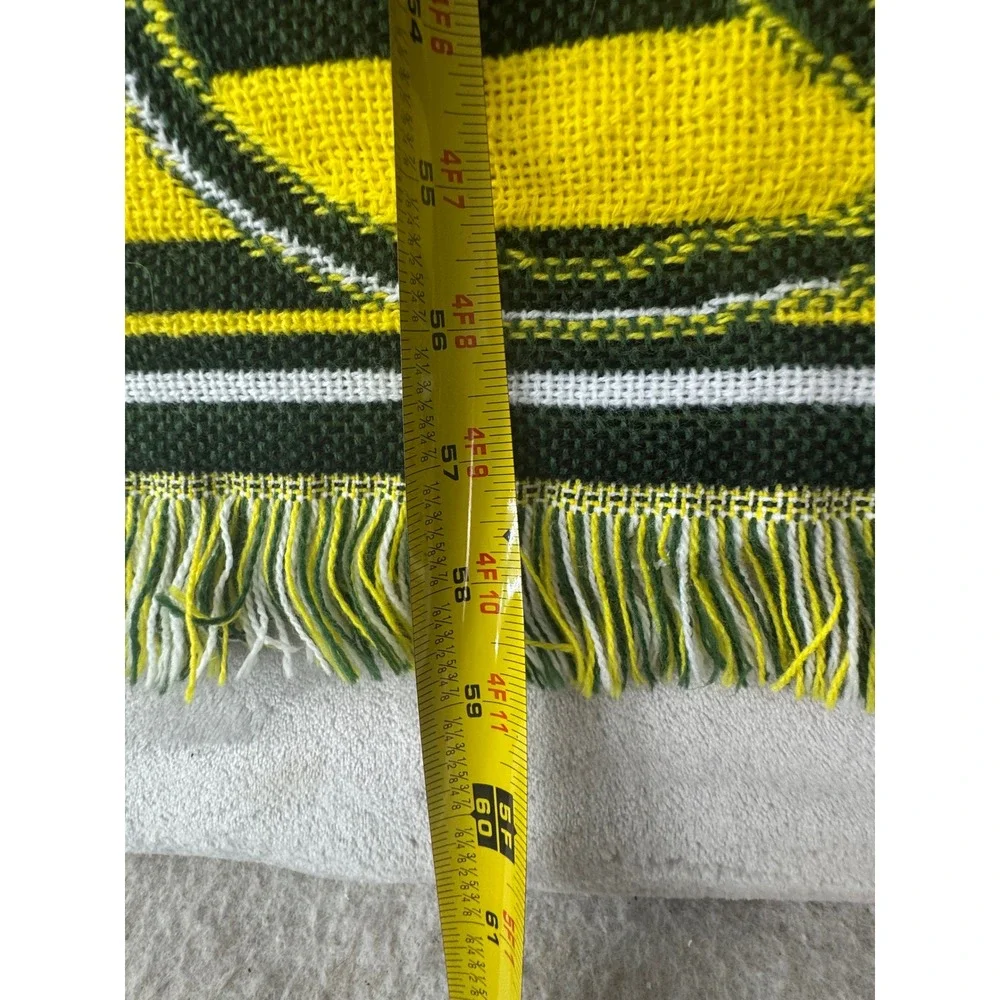Vintage Green Bay Packers Woven Throw Blanket The Northwest Co NFL 60x47